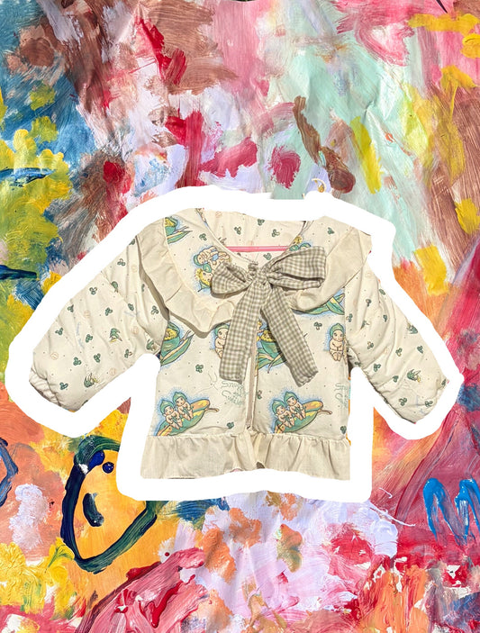 Vintage May Gibbs Quilted zip up jacket / Age: 5