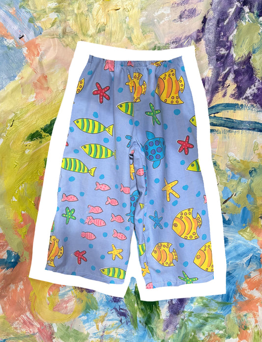 Oceanic 1990s retro print pant Size / Age: 8