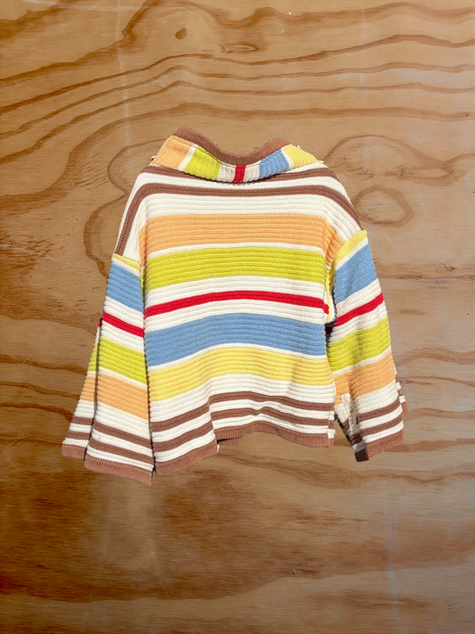 Vintage handmade blanket turtle neck jumper / Age: 6