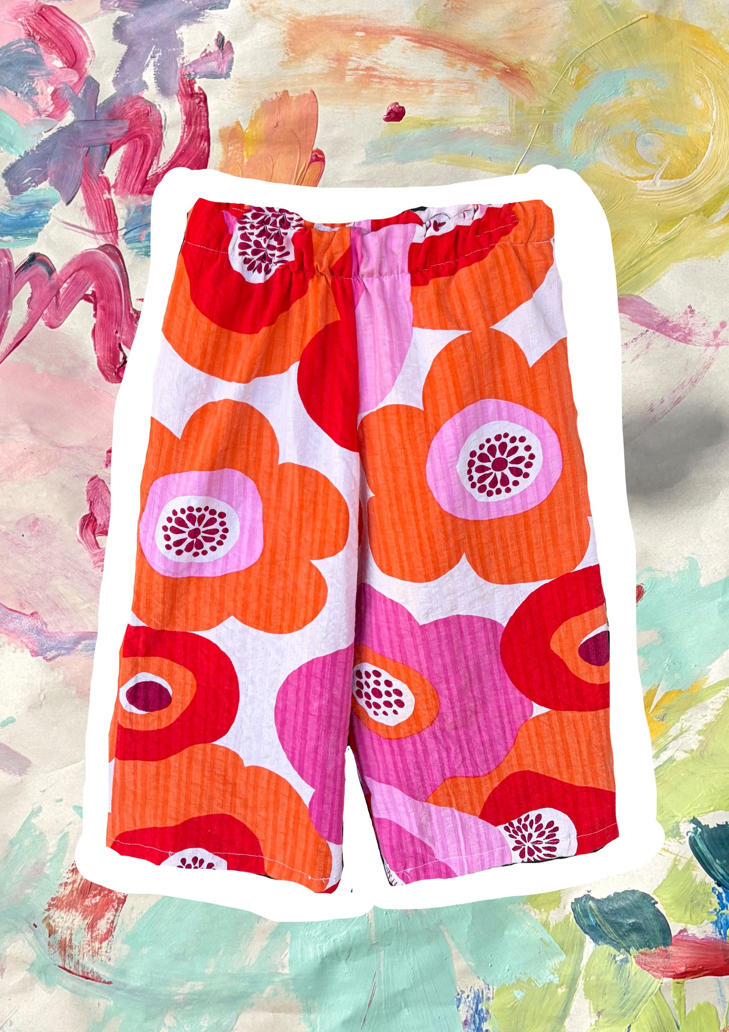 60s floral pink and orange pant Size / Age: 6
