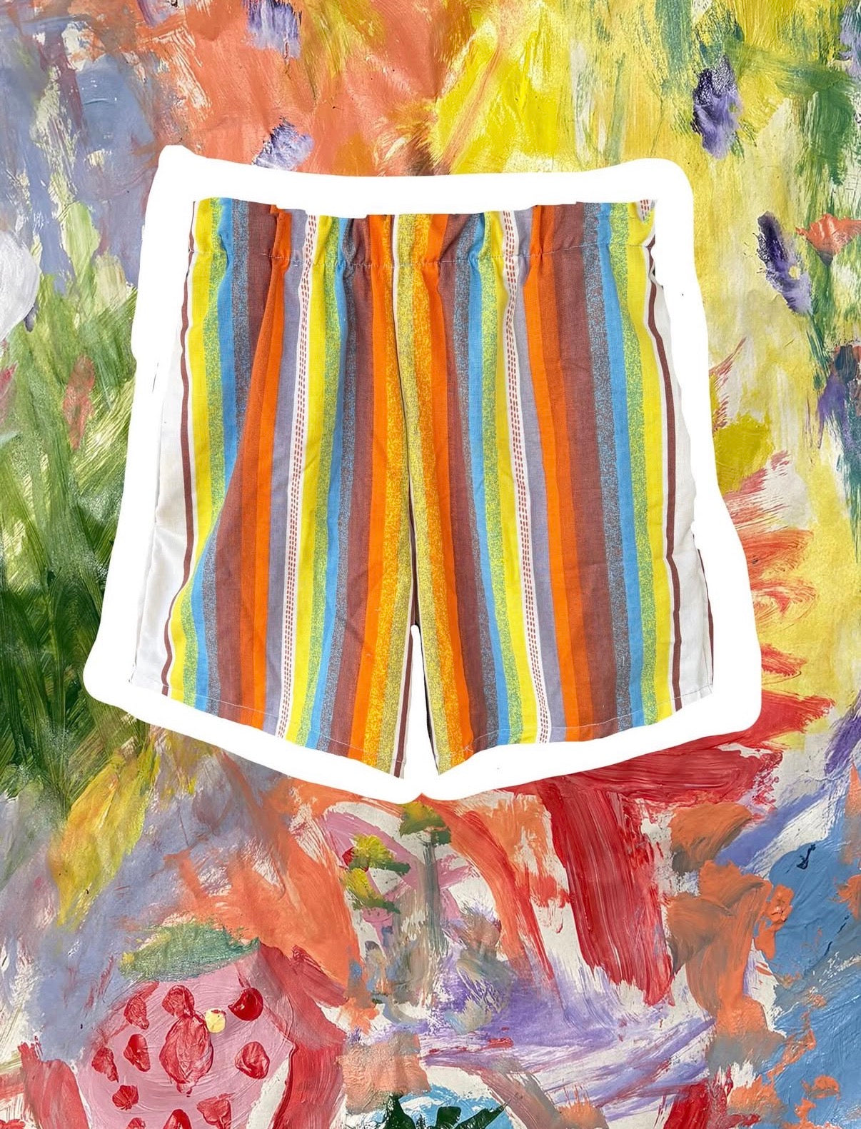 70s stripe short  Size / Age: 8