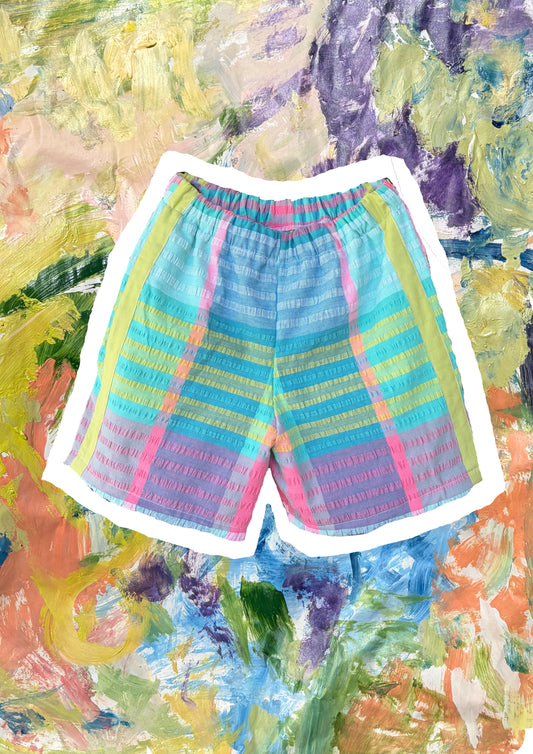 Multi colour check short  Size / Age: 8