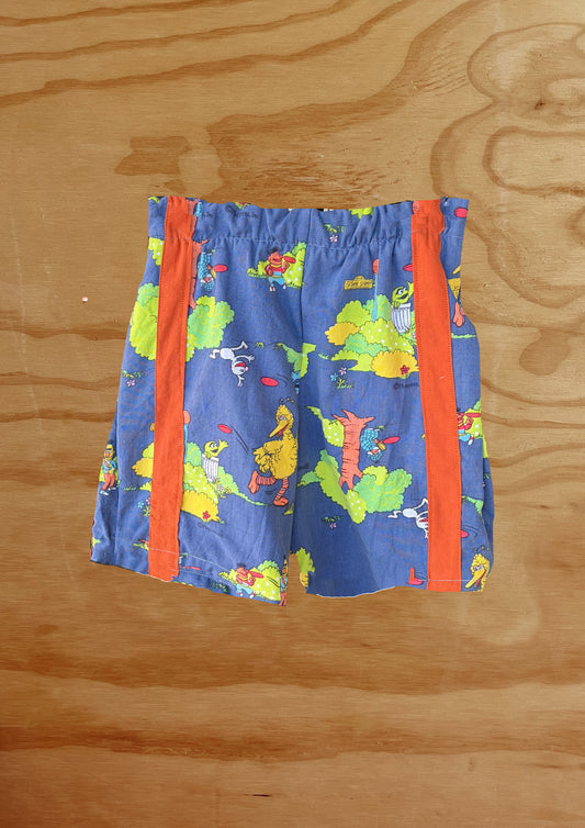 Vintage Sesame Street print short Size / Age: 6