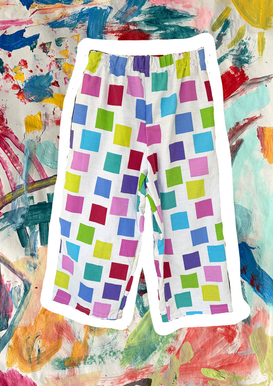 Scatter square print pant  Size / Age: 9-10