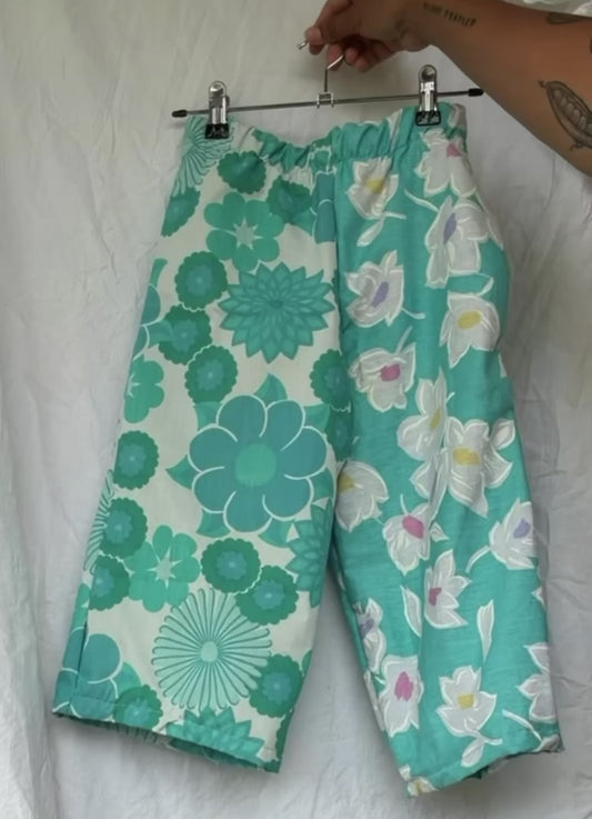 Vintage 60s floral print pant  Size / Age: 7