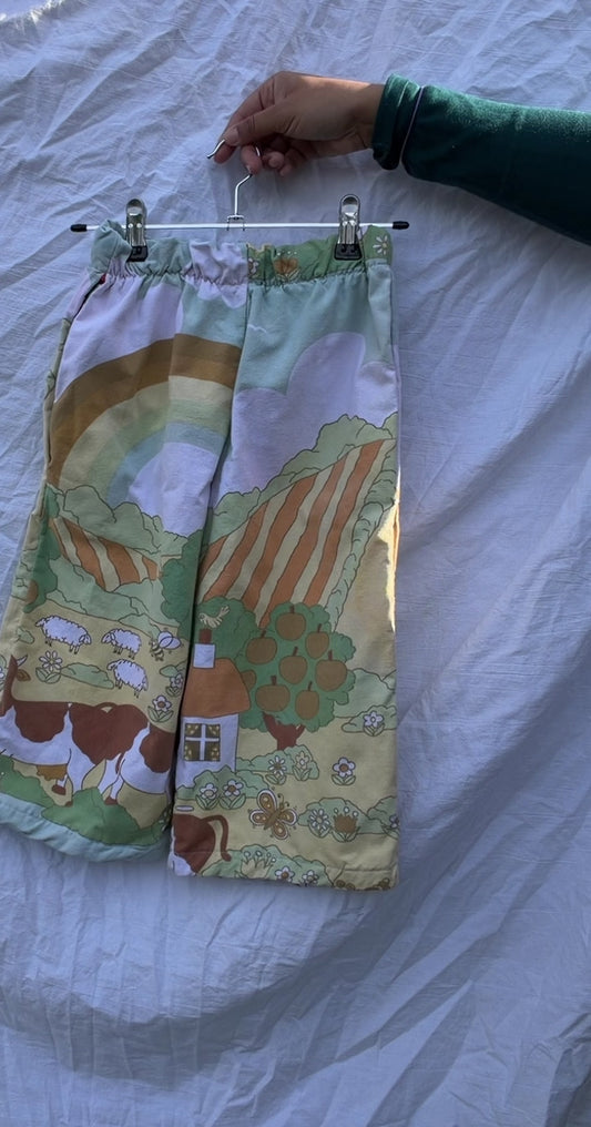 Vintage 60s farmyard pant Size / Age: 6