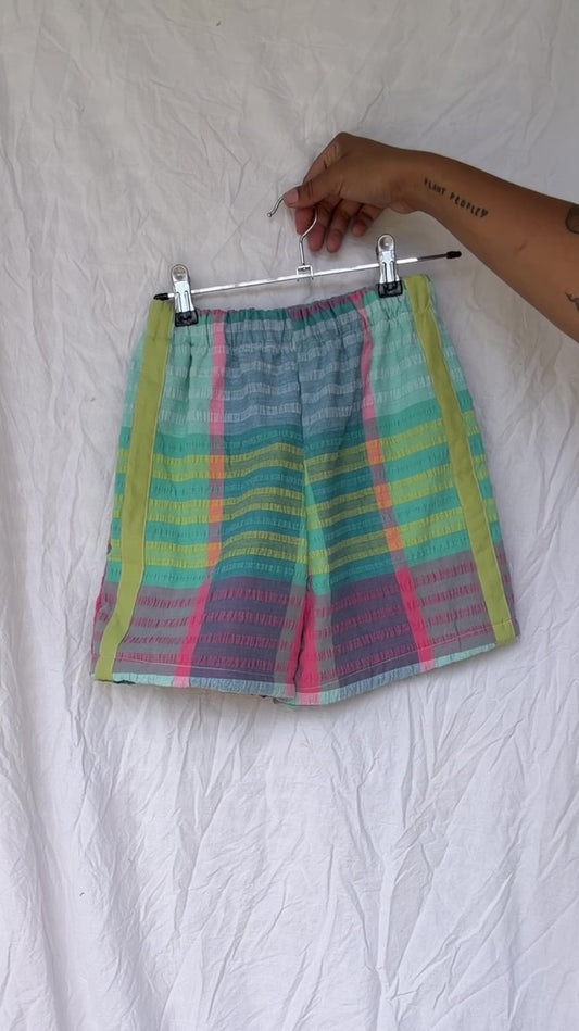 Multi colour check short  Size / Age: 8