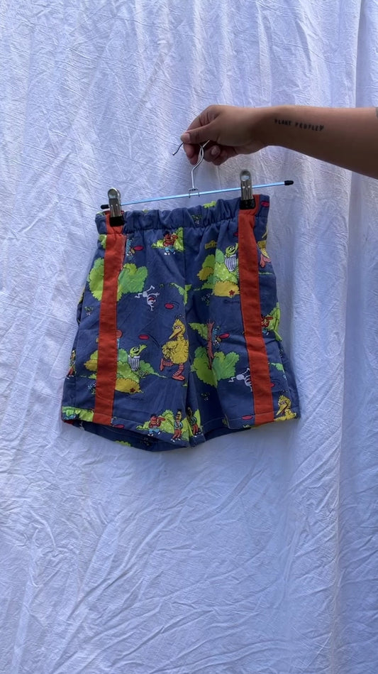 Vintage Sesame Street print short Size / Age: 6